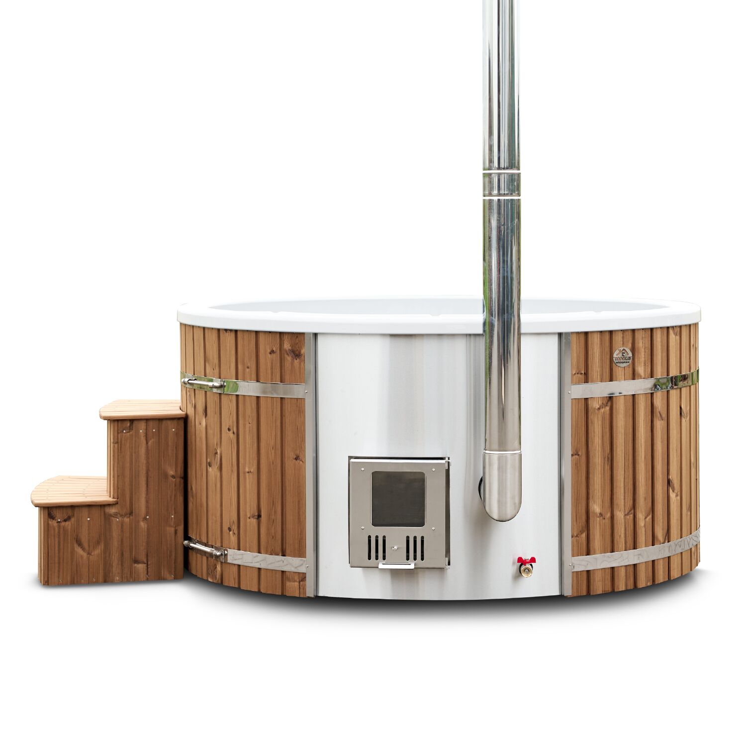 hybrid badtunna med akryl insats